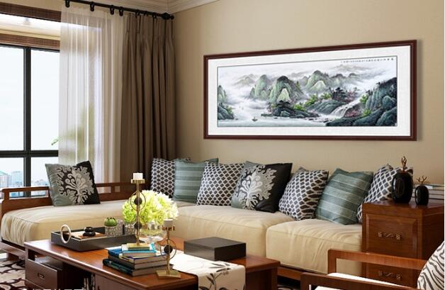 沙發背景墻裝飾畫圖片欣賞 沙發背景墻掛畫推薦