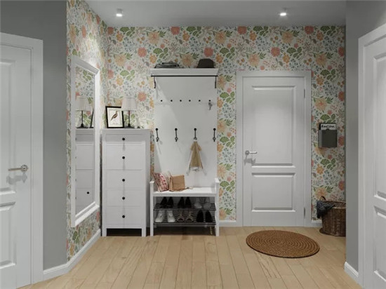 用幾卷壁紙創造個性 43平小公寓如此出彩